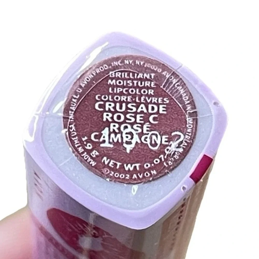 Avon Brilliant Moisture Crusade Rose Lipcolor Lipstick New Factory Sealed Y2K‎